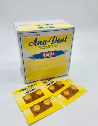 AnaDent 500 mg 2 tabletas