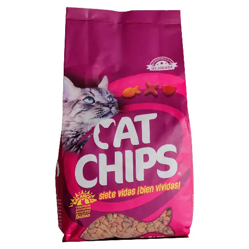 Cat chip comida para gato 1 libra