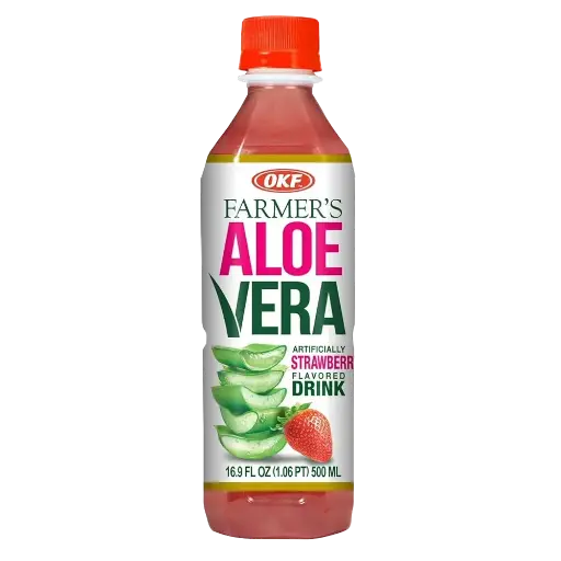 Bebida Aloe vera FARMERS 500 mL sabor fresa