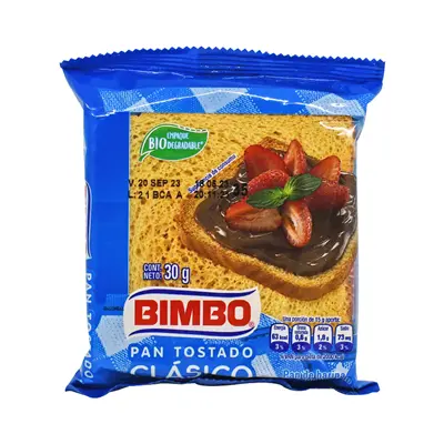 Pan Tostado Clásico Bimbo 30 g 
