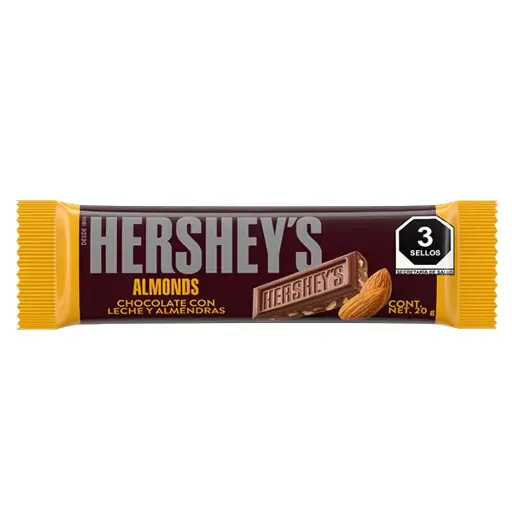 Barra De Chocolate Hersheys Almond  27 g  
