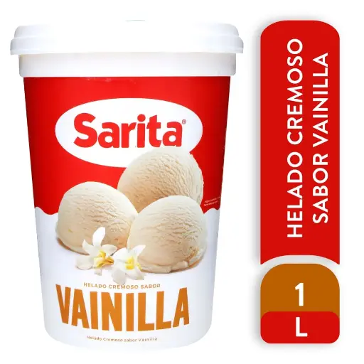 Helado de Vainilla Sarita 1 L 