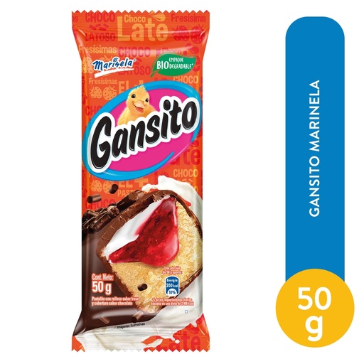 Pastel Marinela Gansito 1 Ud - 50 g