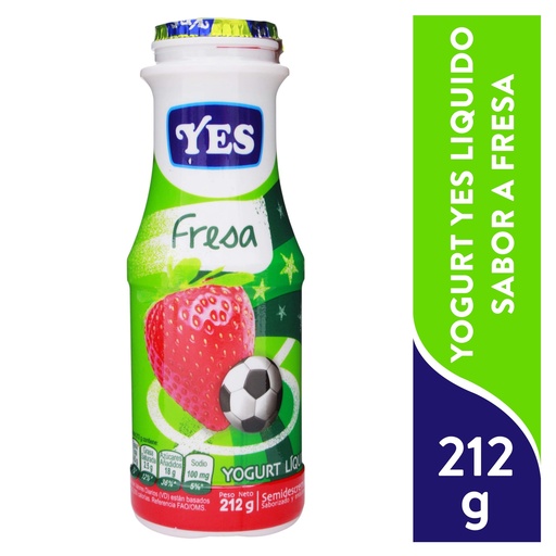 Yogurt Yes Liquido de Fresa - 200ml