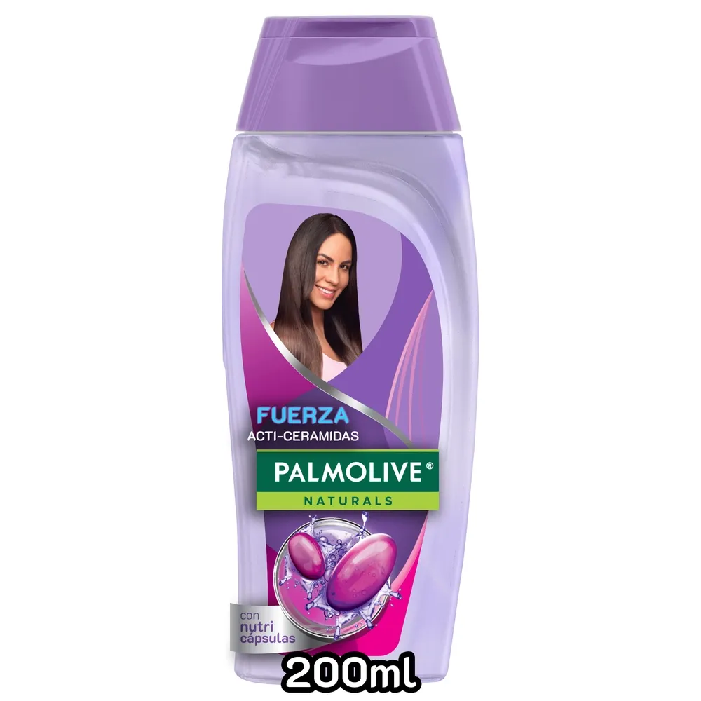 Shampoo Palmolive Naturals Fuerza con Acti-Ceramidas - 200 ml