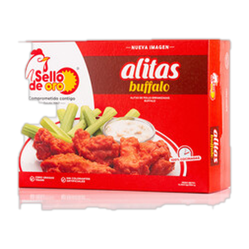 Alitas Pollo Buffalo Sello De Oro 215 g