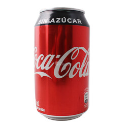 Gaseosa Coca Cola Sin Azúcar 354 mL Lata
