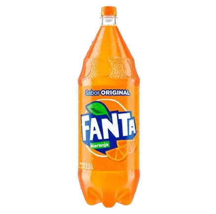 Gaseosa Fanta Naranja 2.5 L Pet