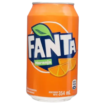 Gaseosa Fanta Naranja 354 mL Lata