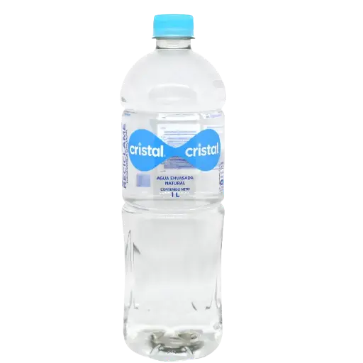 Agua Cristal 1 L Pet