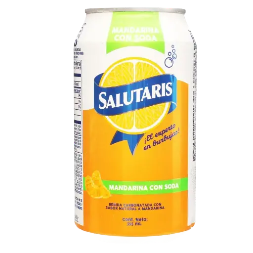 SALUTARIS MANDARINA CON SODA LATA 355 ml