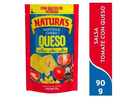 Salsa DeTomate Naturas Con Queso 90 g