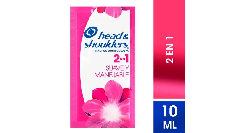 SHAMPOO Head&Shoulders Suave y Manejable 10 ml