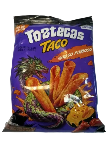 Toztecas Taco Queso Furioso 34 g Diana