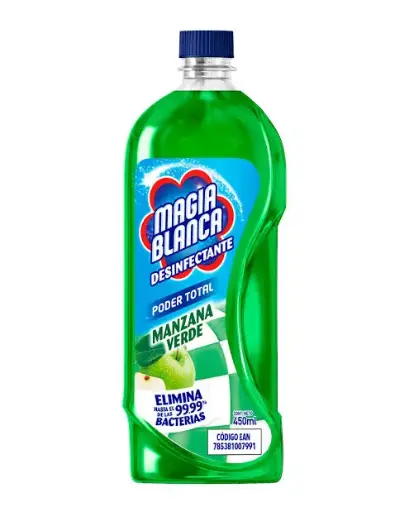 Desinfectante Magia Blanca Manzana Verde 450 mL