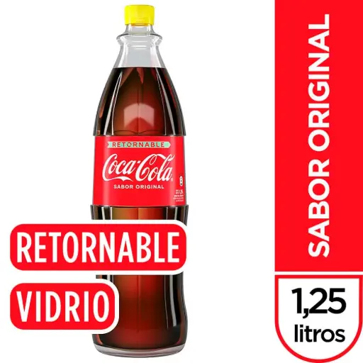 Gaseosa Retornable Coca Cola 1.25 L 
