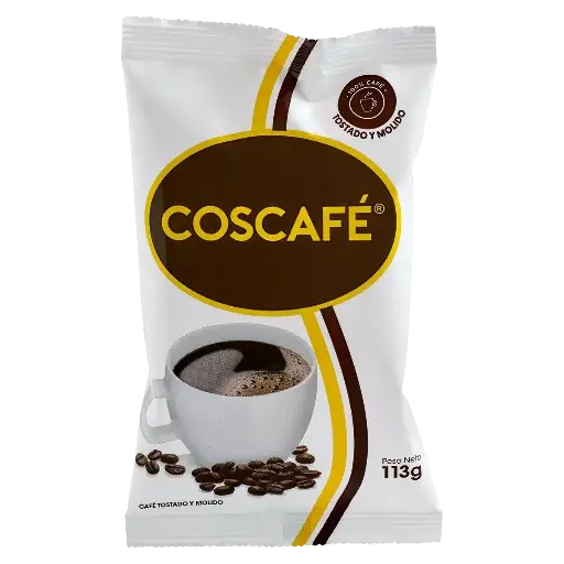 Cafe Tostado Y Molido Coscafe 113 g Bolsa