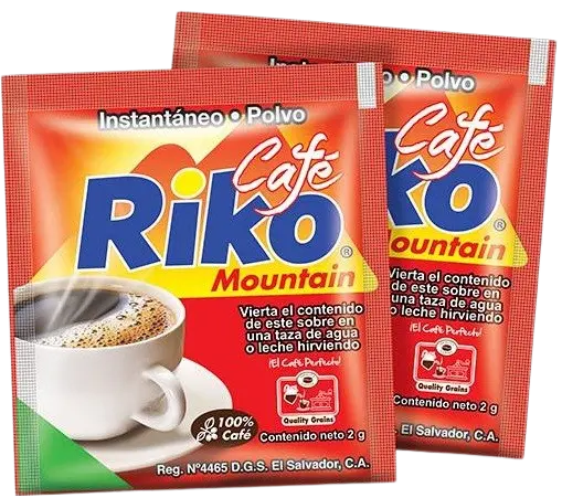 Café Instantane Riko Mountain 2g. Sobre