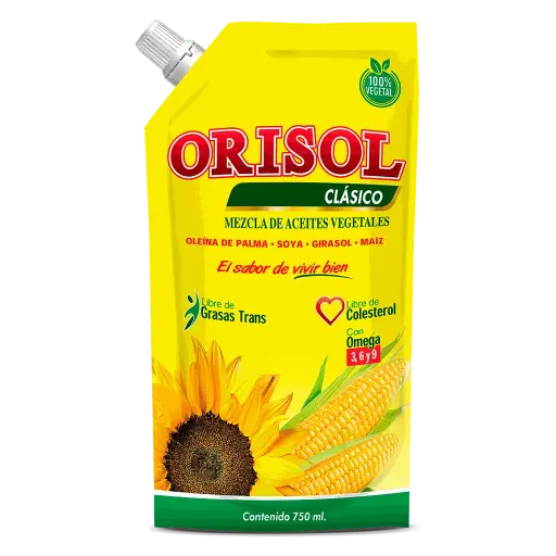 Aceite Orisol Clasico 700 mL Bolsa